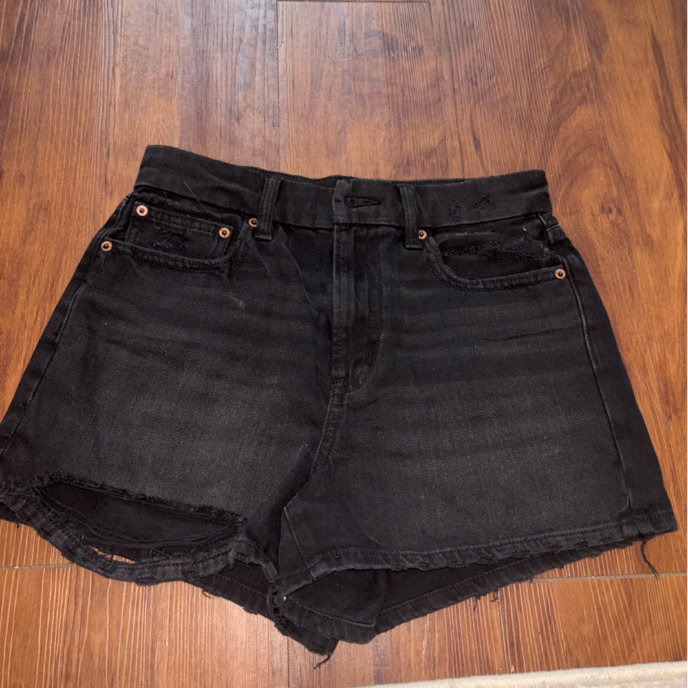 American Eagle Outfitters Black Jean Shorts